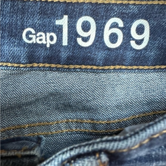 Gap 1969 Sexy Bootcut Low Rise Dark Wash Jeans 29S - Picture 4 of 6